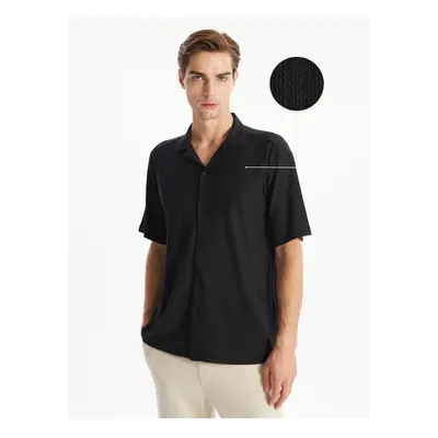 LC Waikiki Regular Fit Men's Short Sleeve Textured Shirt