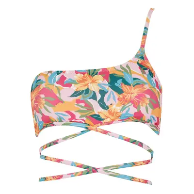 DEFACTO Regular Fit One Shoulder Floral Print Bikini Top