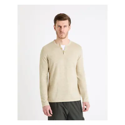 Celio Svetr henley Gelano - Pánské