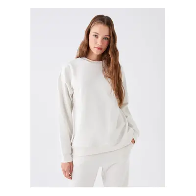 LC Waikiki Crew Neck Plain Long Sleeve Oversize Women's Sweatshirt