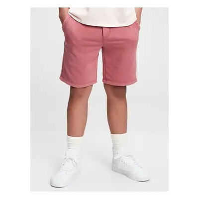 GAP Dětské kraťasy fleece pull-on shorts - Kluci