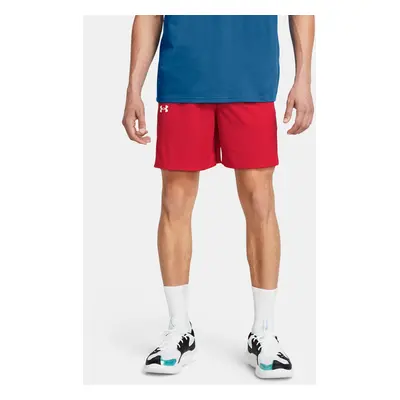 Under Armour Kraťasy UA Baseline Short-RED - Pánské