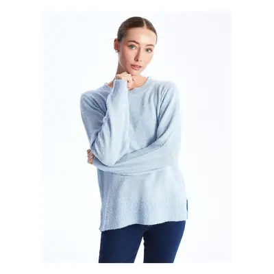 LC Waikiki Crew Neck Plain Long Sleeve Women's Knitwear Sweater