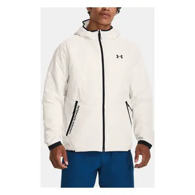 Under Armour Bunda UA STRM SESSION HBD JKT-WHT - Pánské