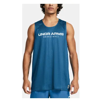 Under Armour Tílko Baseline Reversible Tank-BLU - Pánské