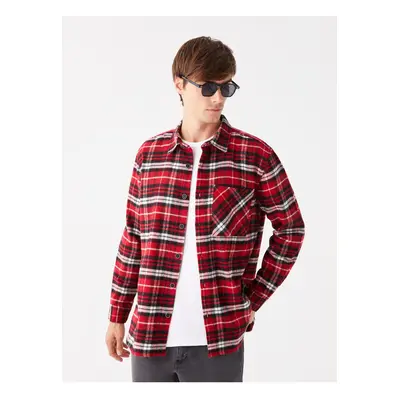 LC Waikiki Regular Fit Long Sleeve Plaid Men's Lumberjack Shirt