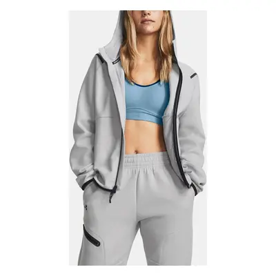 Under Armour Mikina Unstoppable Flc FZ-GRY - Dámské