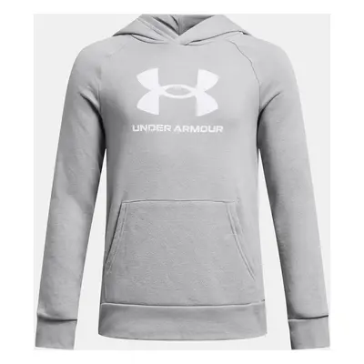 Under Armour Mikina UA Rival Fleece BL Hoodie-GRY - Kluci