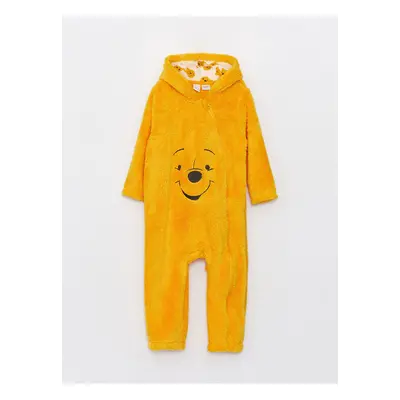 LC Waikiki Lcw Winnie the Pooh Embroidered Plush Baby Boy Jumpsuit (0-12 Months with Booties, Mo