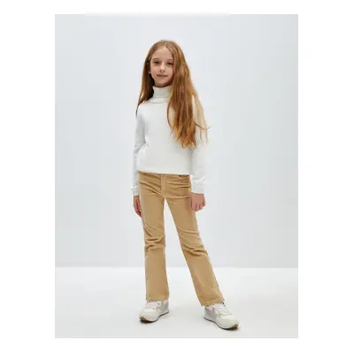 LC Waikiki Flared Velvet Girls' Trousers