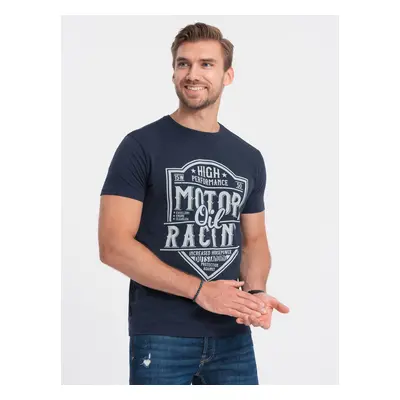 Ombre Men's printed cotton t-shirt