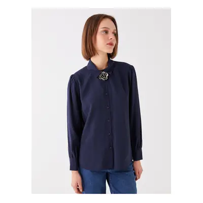 LC Waikiki Plain Long Sleeve Oversize Women's Shirt