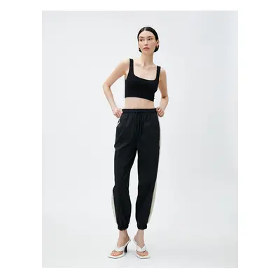 Koton Side Striped Jogger Parachute Kalhoty