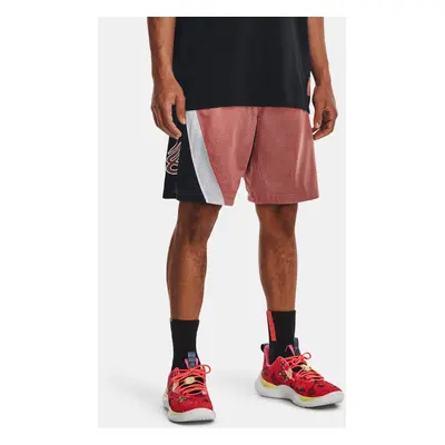 Under Armour Kraťasy Curry Splash 9'' Short-RED - Pánské