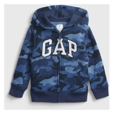 GAP Dětská mikina logo print hoodie - Kluci