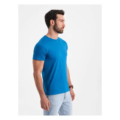 Ombre Men's classic cotton BASIC T-shirt - blue