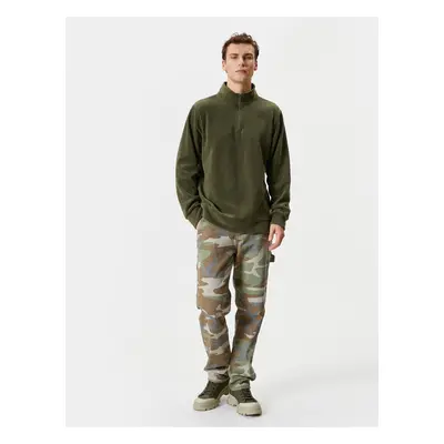 Koton Men's Khaki Sweatshirt