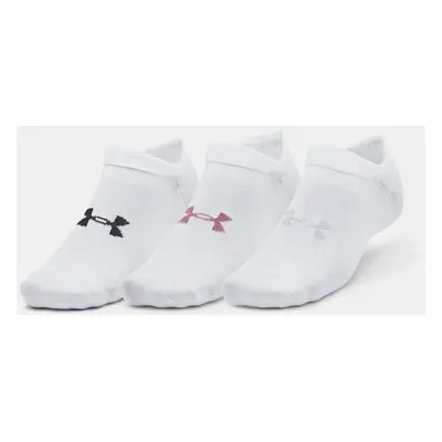 Under Armour Ponožky UA Essential No Show 3pk-WHT - unisex