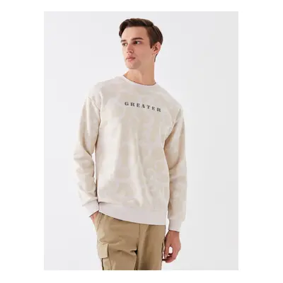 LC Waikiki Crew Neck Long Sleeve Printed Men's Sweatshirt