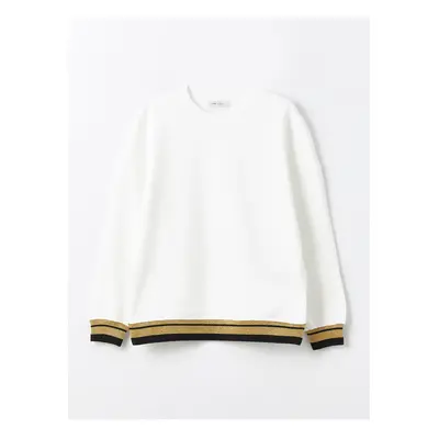 LC Waikiki Crew Neck Plain Long Sleeve Oversize Women's Sweatshirt