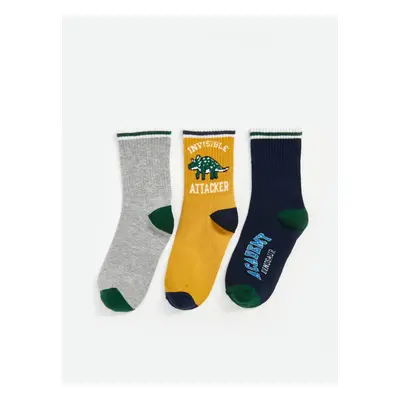 LC Waikiki 3-Pack Boy Patterned Socks