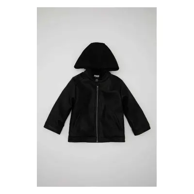 DEFACTO Baby Boy Plush Lining Hooded Coat