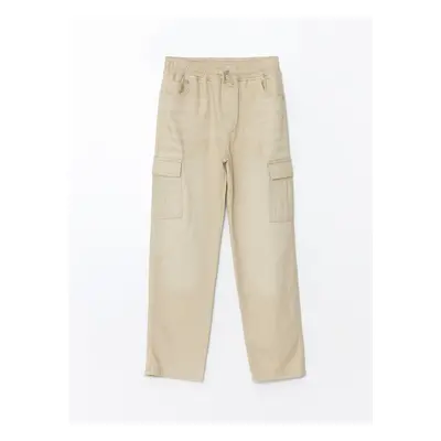 LC Waikiki Elastic Waist Boy Cargo Jean Trousers