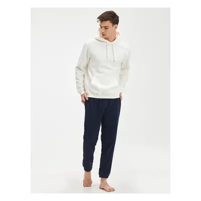 Modré pánské tepláky GAP fleece joggers