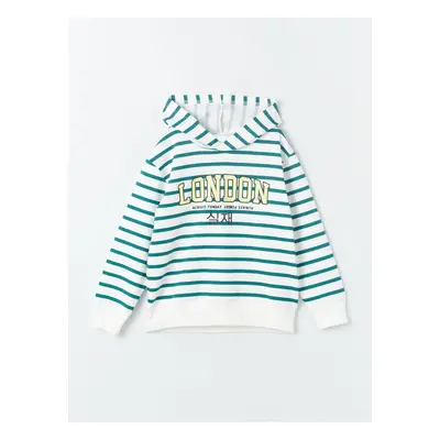 LC Waikiki Boys' Comfortable Fit Striped Hoodie