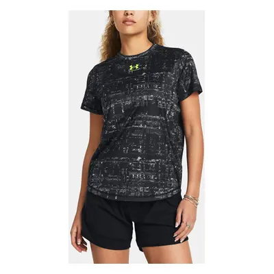 Under Armour Tričko UA Ws Ch. Pro Train SS PRNT-BLK - Dámské