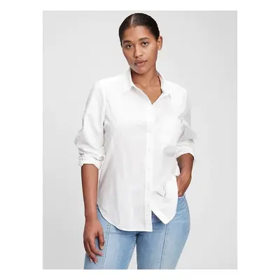 GAP Bílá dámská košile perfect shirt