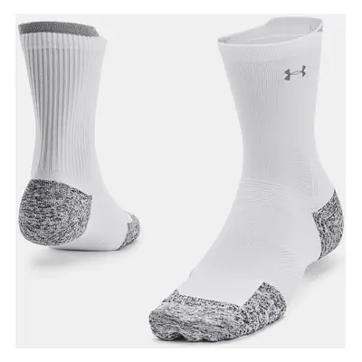 Under Armour Ponožky UA AD Run Cushion 1pk Mid-WHT - unisex