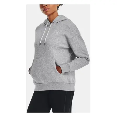 Under Armour Mikina Essential Fleece Hoodie-GRY - Dámské