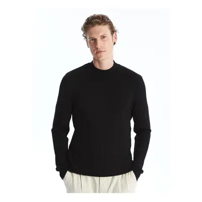 LC Waikiki Half Turtleneck Long Sleeve Men's Knitwear Sweater