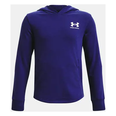 Under Armour Mikina UA Rival Terry Hoodie-BLU - Kluci