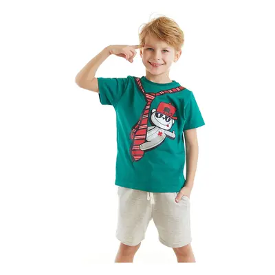 Denokids Tie Koala Boys T-shirt Shorts Set