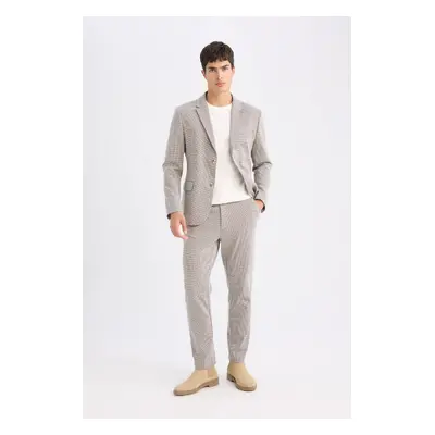 DEFACTO Gabardine Trousers Tailored Regular Fit Pocket Straight Leg