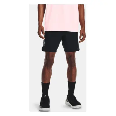 Under Armour Kraťasy CURRY UNDRTD UTILITY SHORT-BLK - Pánské