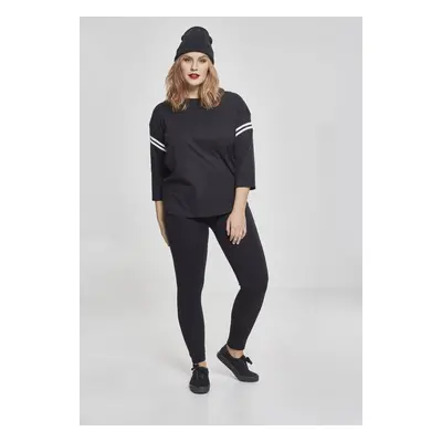 Dámské pruhované tričko L/S s rukávem blk/wht