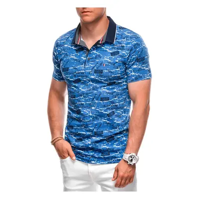 Edoti Printed Men's Polo Shirt