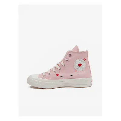 Růžové dámské kotníkové tenisky Converse Chuck Y2K Heart - Dámské