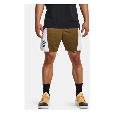 Under Armour Kraťasy Curry Splash Short-BRN - Pánské