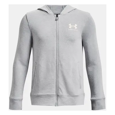 Under Armour Mikina UA Rival Terry FZ Hoodie-GRY - Kluci