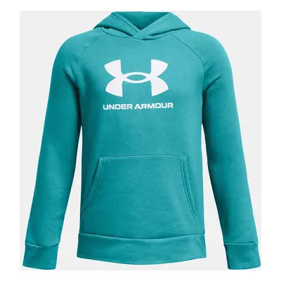 Under Armour Mikina UA Rival Fleece BL Hoodie-BLU - Kluci