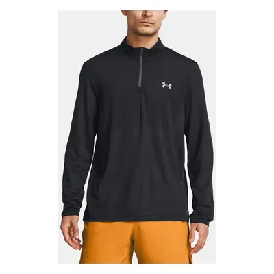 Under Armour Tričko UA SEAMLESS STRIDE 1/4 ZIP-GRY - Pánské