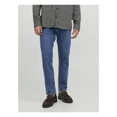 Modré pánské slim fit džíny Jack & Jones Clark - Pánské