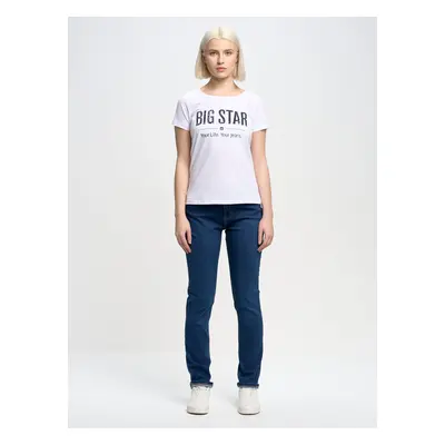 Big Star Woman's T-shirt_ss T-shirt Cream-101