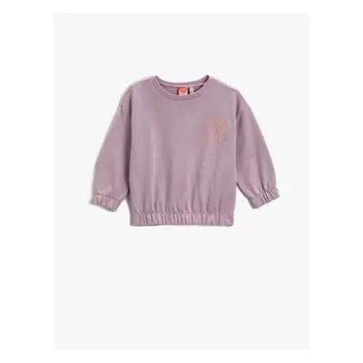 Koton Baby Girl Lilac Sweatshirt