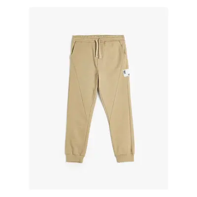 Koton Jogger Sweatpants Tied Waist Raised Cotton