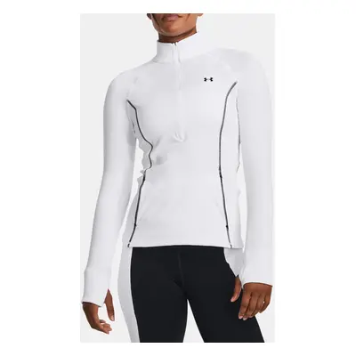 Under Armour Tričko UA Train CW 1/2 Zip-WHT - Dámské